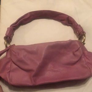 Pink Leather Coach Bag